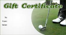 Gift Certificates - Green Garden Country Club
